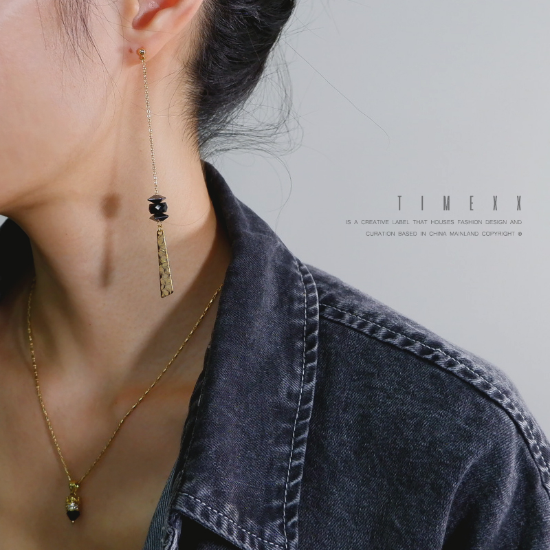 TIMEXX原创设计长款耳钉小众女