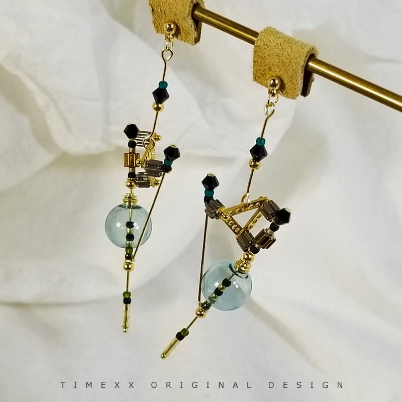 timexx独立设计小众重工手作耳环