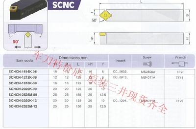 三支包邮原装三井车刀杆SCNCN-1616K-09现货库存齐全，拍前询价