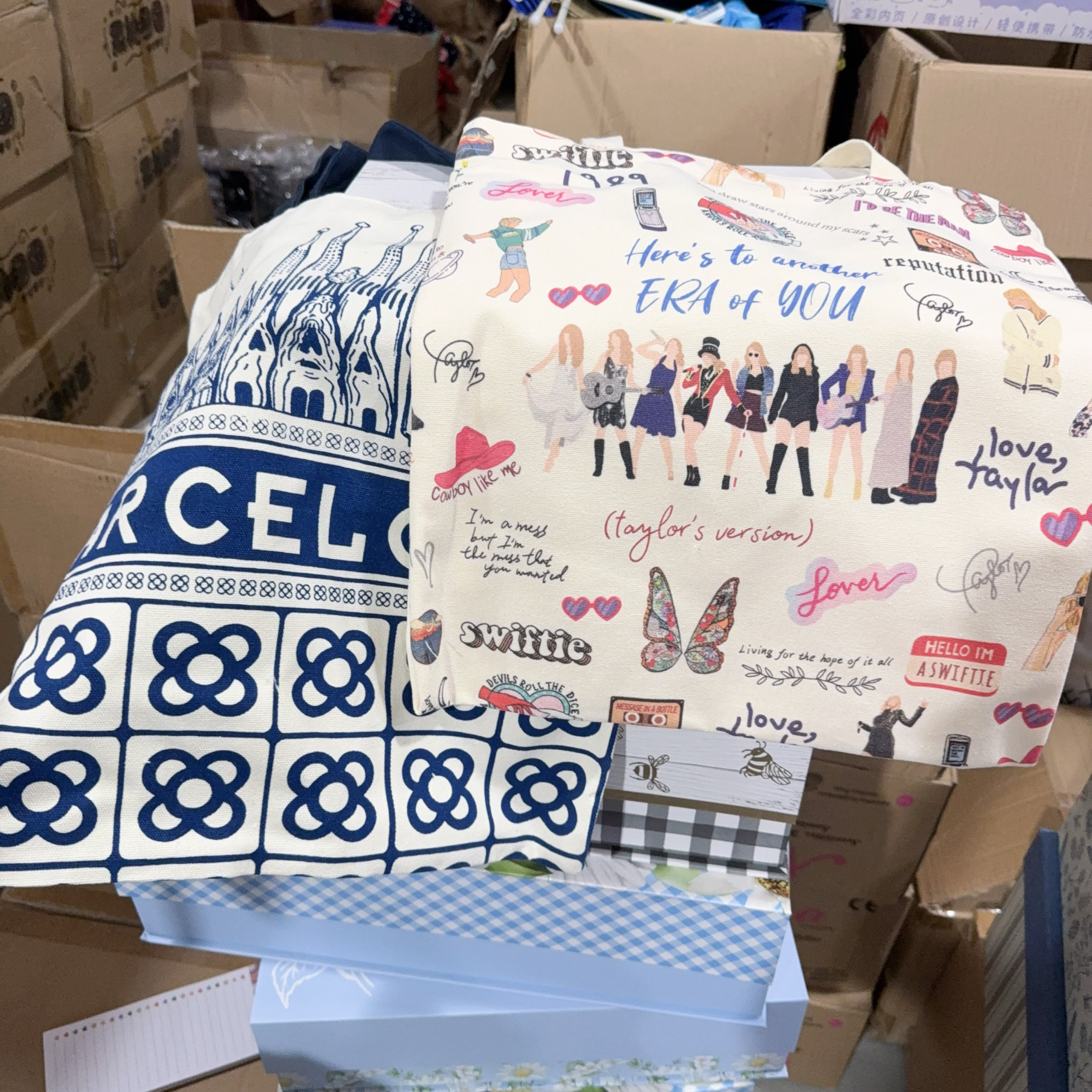 帆布袋2个