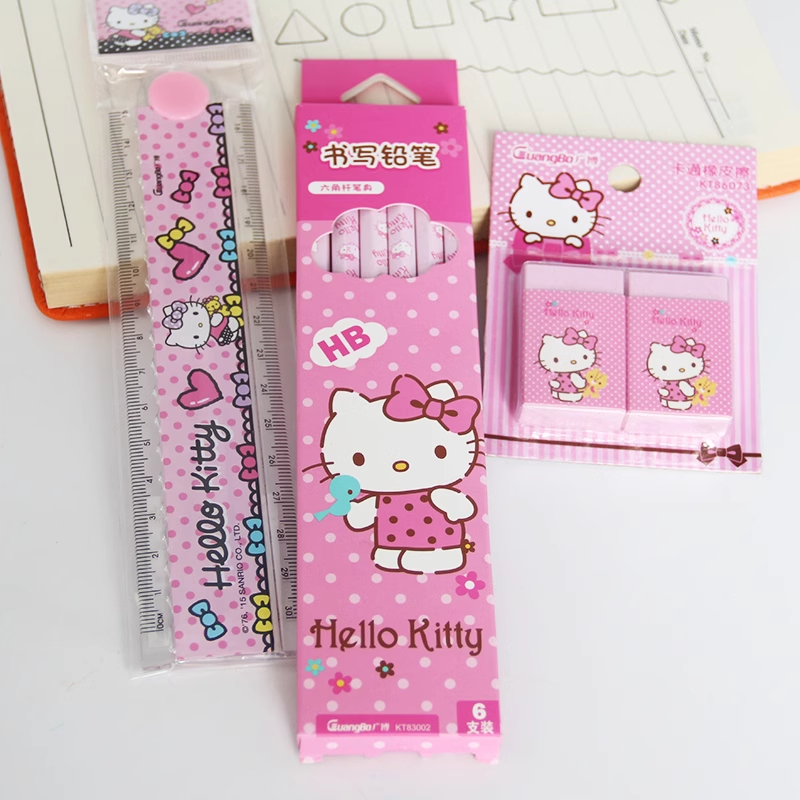 广博HelloKitty哈喽KT书写铅笔 5盒 60支 HB学生铅笔8-4