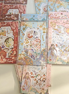 古风贴纸三款12包 A1-062