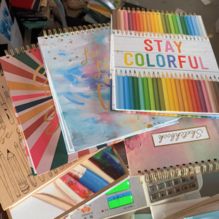 高档好货美国精装空白素描A4 一本100张 随机2本