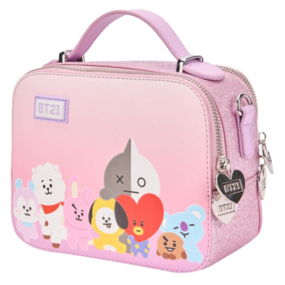 外贸尾货 Bolsa crossbody BT21 可爱卡通斜挎包相机包 微瑕