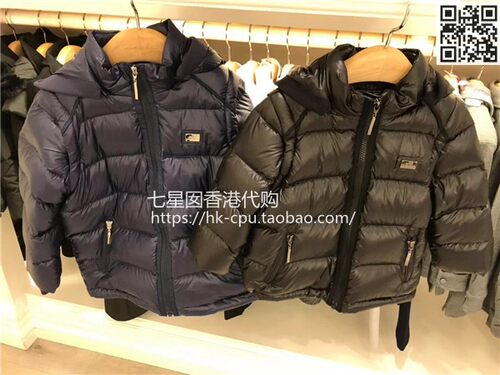 童装秋冬轻便可拆袖外套羽绒服