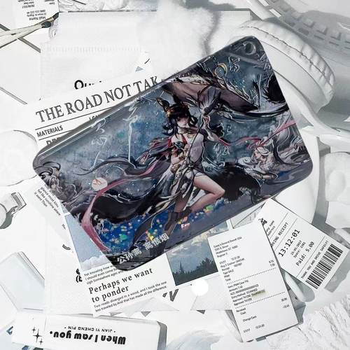 王者荣耀李信小乔流沙麻将桌面亚克力砖立牌摆件礼物礼物