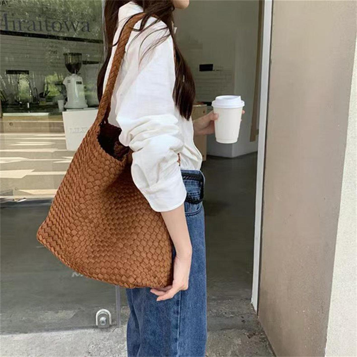 欧洲站真皮冬款单肩子母包女