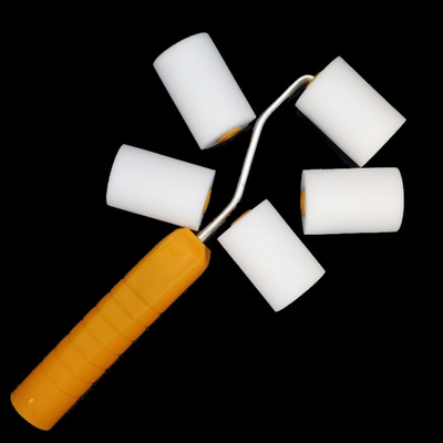 特价2寸海绵滚筒刷小滚芯修边无死角油漆刷乳胶漆刷胶水刷子包邮