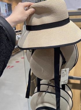 可水洗折叠宽边帽防晒帽夏季太阳帽草编帽日系防紫外线