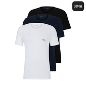 t恤3件装 BOSS雨果博斯男士 HUGO 打底衫 短袖 新款 半袖 圆领夏季 时尚