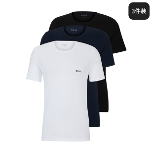 t恤3件装 圆领夏季 半袖 BOSS雨果博斯男士 时尚 短袖 打底衫 HUGO 新款