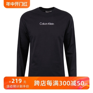 T恤时尚 CALVIN 长袖 KLEIN卡尔文克莱恩CK男字母LOGO宽松款 打底衫