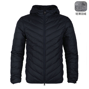 【清仓】Emporio Armani阿玛尼EA7男士羽绒服连帽轻薄冬休闲外套