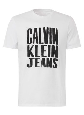 Calvin Klein/卡尔文·克雷恩CK男士夏季新款时尚短袖T恤休闲半袖