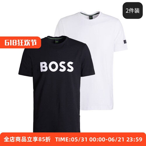 雨果博斯男士夏季新款时尚短袖