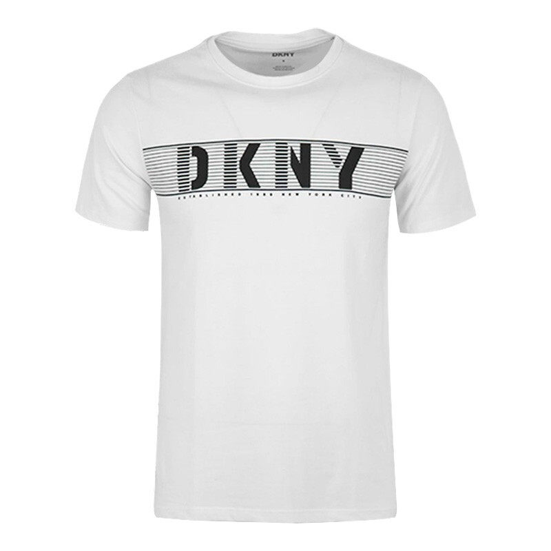 DKNY唐可娜儿男士夏季字母LOGO短袖T恤休闲圆领半袖时尚男装现货,男装,T恤,淘宝优惠券,粉丝福利购,淘宝优惠卷