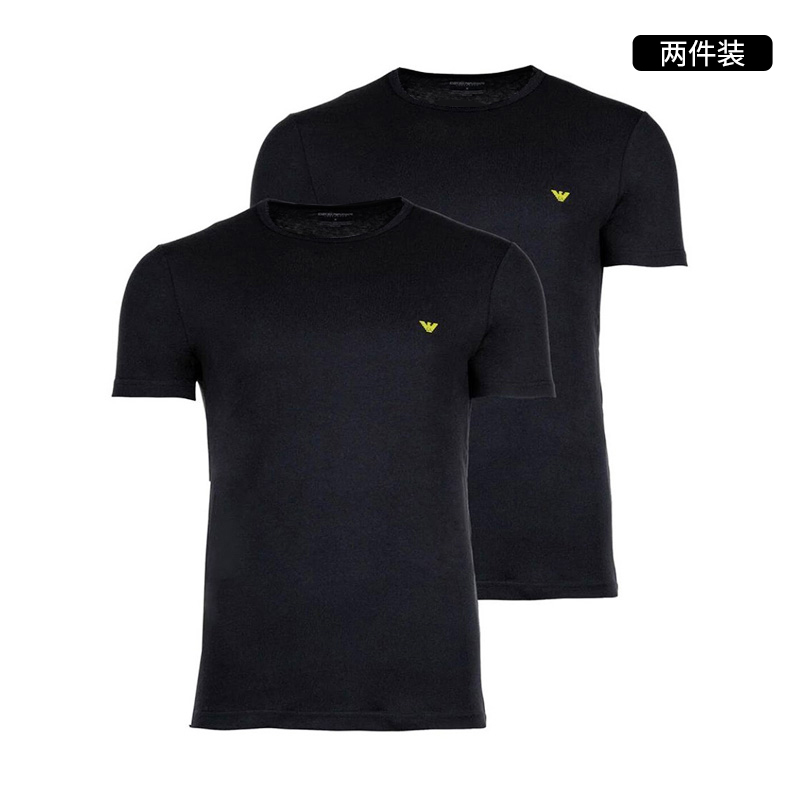 2件装划算短袖t恤阿玛尼休闲男士