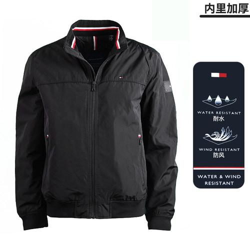 TOMMY立领收腰夹克秋冬外套夹克