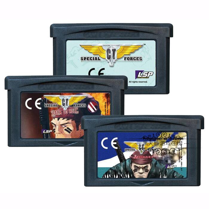 GBA游戏卡带 GBM GBASP NDS适用 CT特种部队123 中文版
