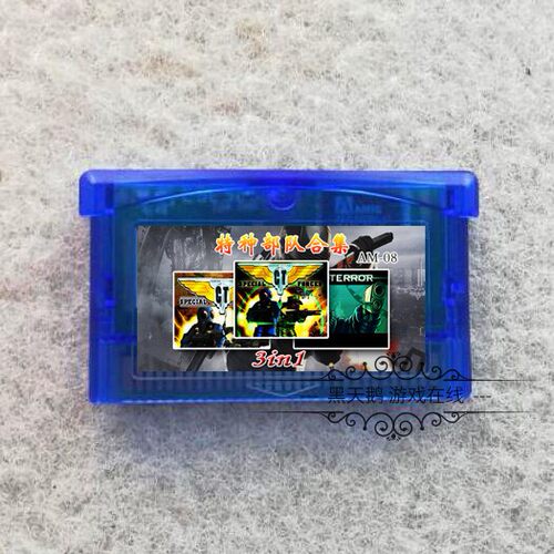 GBA游戏卡合卡 GBA GBM SP NDS NDSL适用 CT特种部队 3in1 中文版