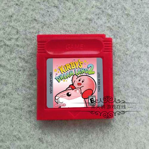GB游戏卡带 GBC GBA SP适用 星之卡比2 Kirby's Dream Land2 英文