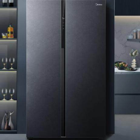 Midea/美的 BCD-602WKGPZM(E)天青釉双对开门变频无霜大容量冰箱