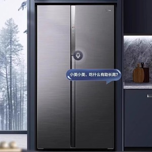 Midea/美的 BCD-603WKPZMA(E)变频双循环无霜双对开门大容量冰箱