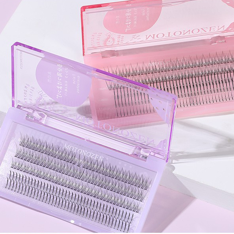 素之然假睫毛单簇下鱼尾自然