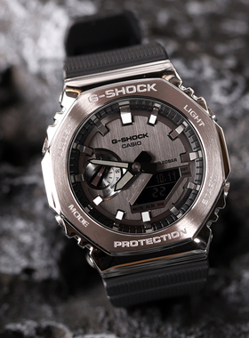 卡西欧王一博同款手表G-SHOCK农家橡树男士电子防水GM-2100-1A/B