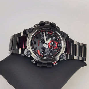 B3000BD 卡西欧G SHOCK电波太阳能蓝牙手表男蓝宝石日产黑MTG