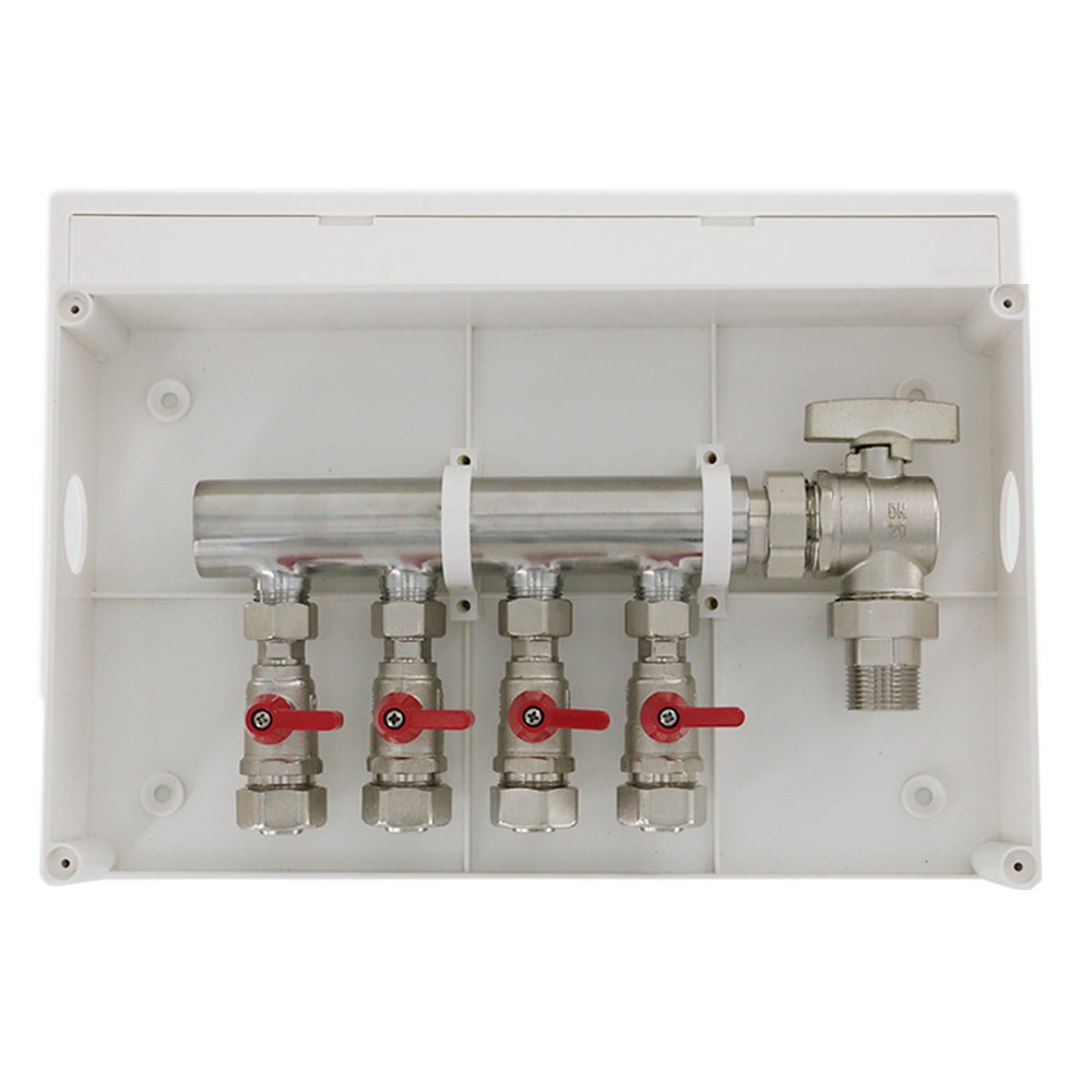 佛山日丰给水不锈钢分水器f1-4位单双头1216/1418/1620铝塑管套装