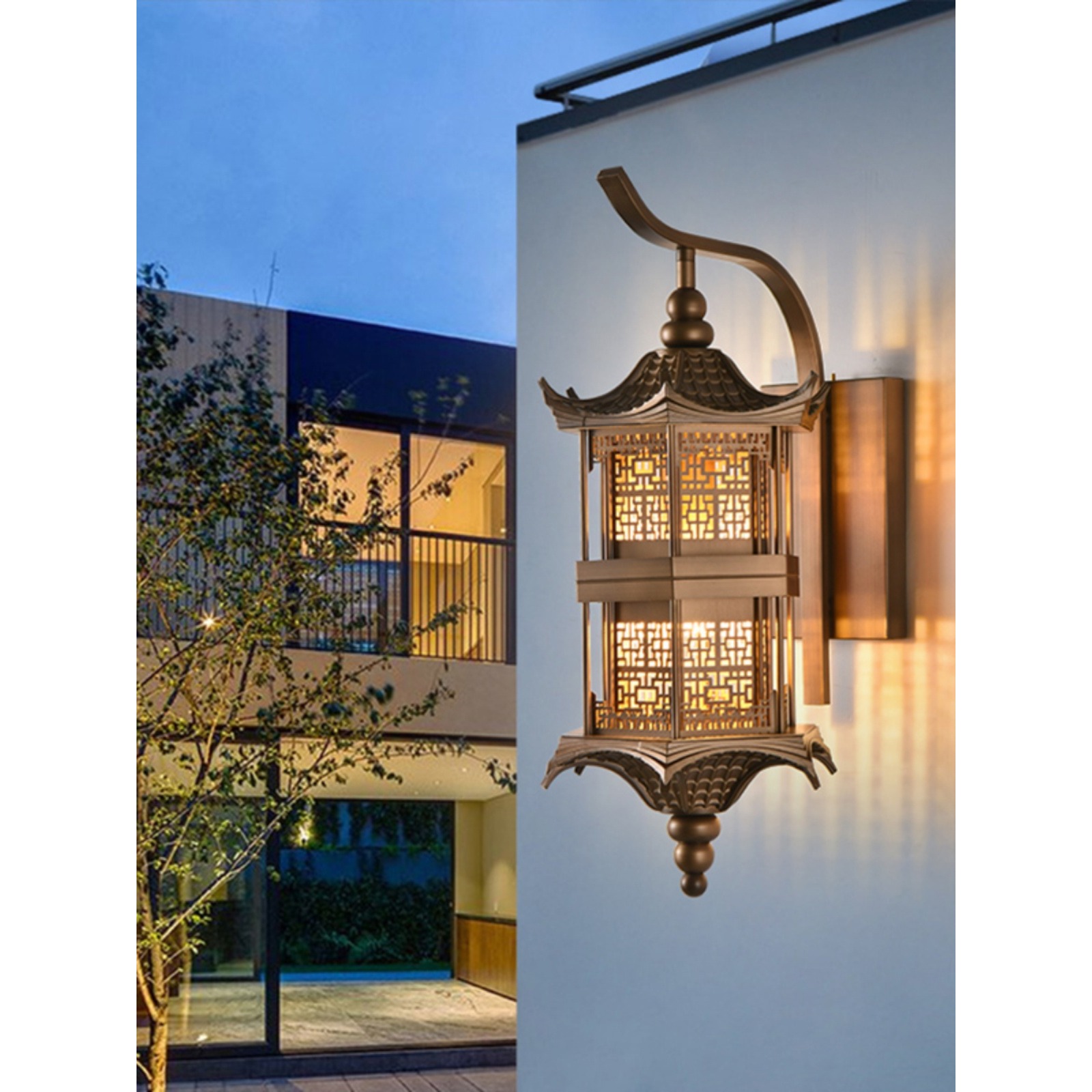 新宫廷创意户外防水壁灯