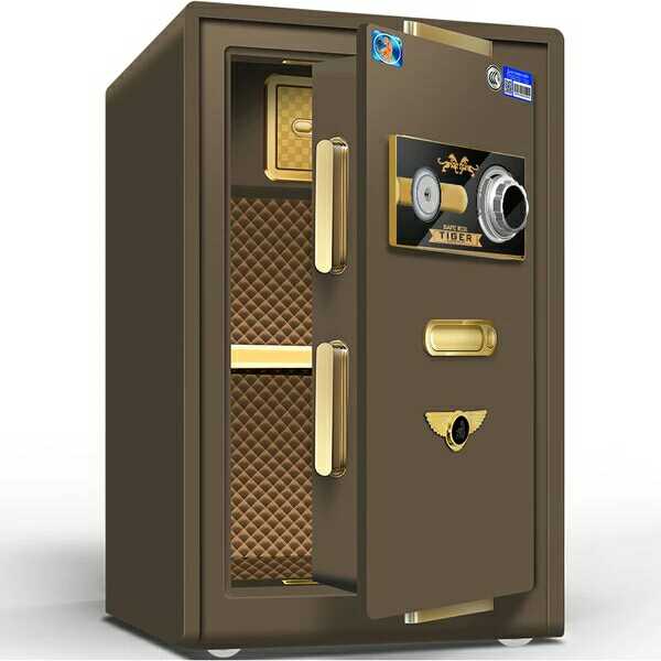 虎牌3C认证保险柜家用智能机械密码小型 防盗保险箱办公全钢60