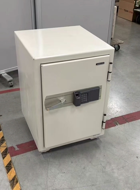 KOKUYO保险柜，灰色密码锁保险箱 尺寸475*540*695mm防火防盗夹万
