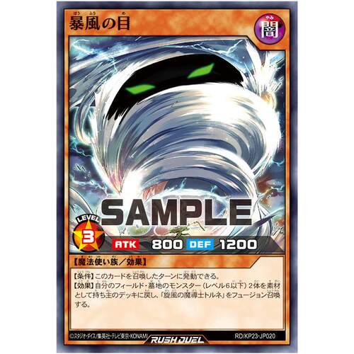 游戏王RD 暴风眼N kp23-jp020【布鲁斯卡牌】