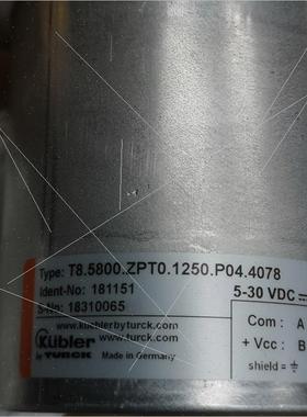 议价T8.5800.ZPTO.1250.P04.4078库伯勒编码器