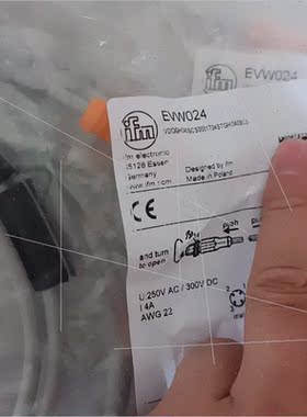 议价IFM易福门EVW024传器连接线