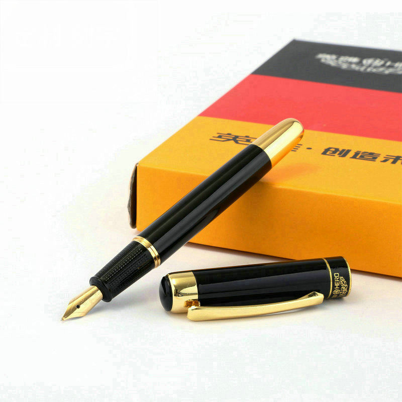 明尖书法美工笔练字钢笔英雄HERO