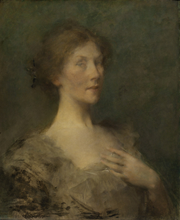 托马斯·德温Thomas Wilmer Dewing油画作品高清图集 JPG大图素材