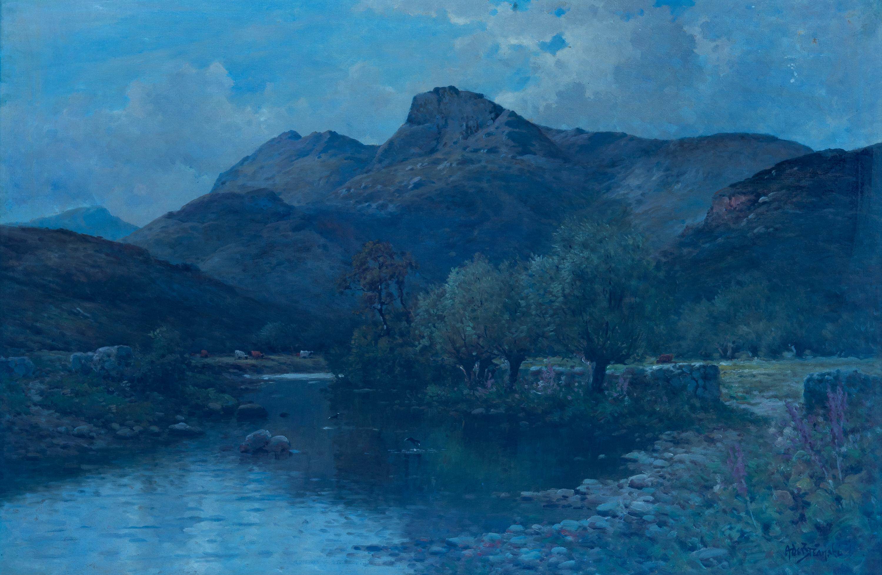 alfred de breanski jr 风景油画大师大图jpg临摹素材