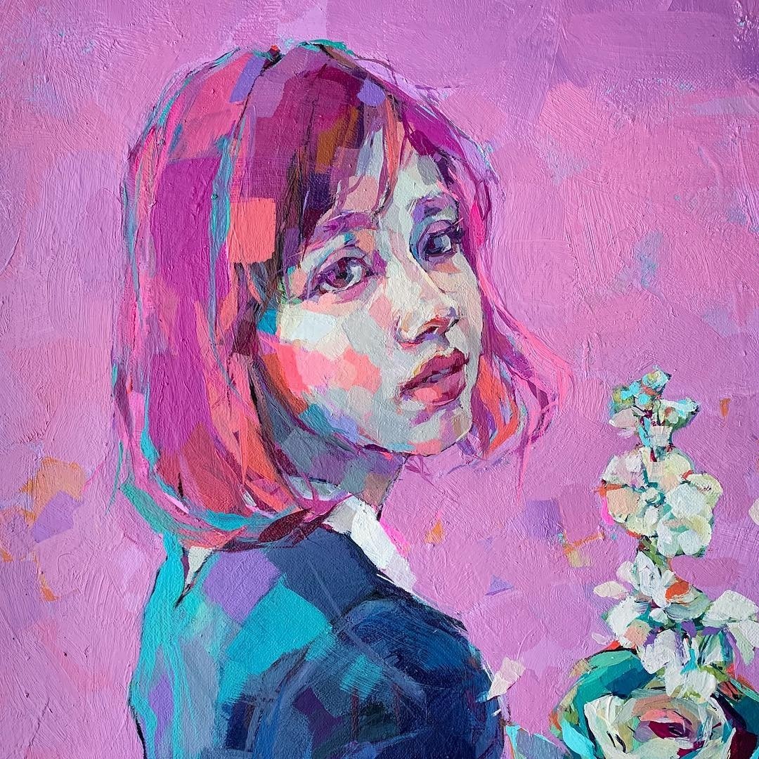 古河原泉izumi kogahara绘画作品高清图集当代日本女画家临摹素材