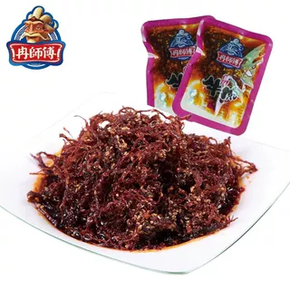 冉师傅牛肉干 小袋散装灯影 250g重庆特产甜辣灯影牛肉丝零食小吃