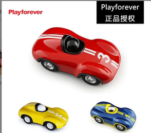 耐顽Playforever玩具车 LeMans急速勒芒红色英国小汽车跑车摆件生