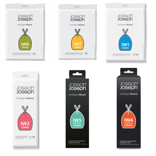 英国Joseph Joseph 垃圾桶专用垃圾袋活性炭吸附异味滤芯压缩袋