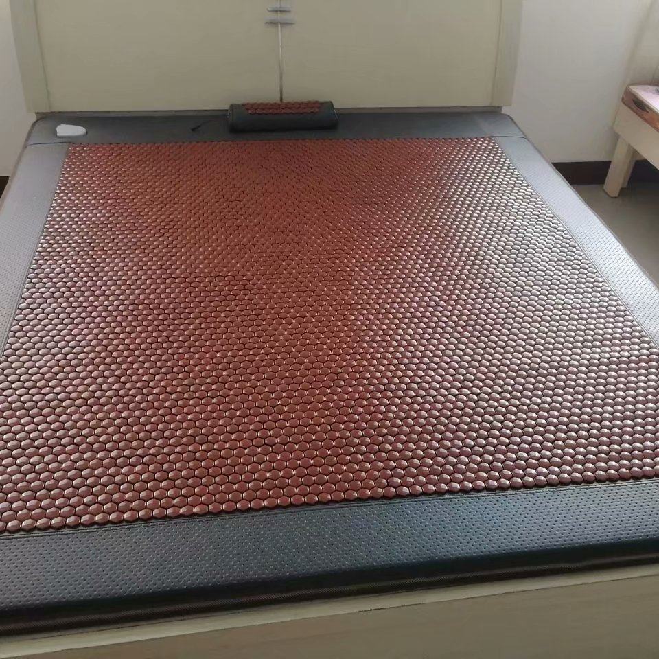 麦饭石正品托玛琳加热床垫180x200cm双温双控冬暖夏凉负离子床垫