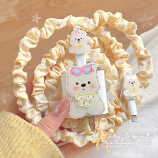 适用数据线保护套手机充电器头 防折断苹果OPPO华为小米安卓vivo