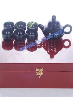 甘肃酒泉夜光杯/礼盒+6个苹果杯+光壶/酒具/茶具 实体销/产地加工