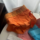 男士 潮棉质感 透气高弹青年舒适男生短裤 三角内裤 螺纹莫代尔棉四季