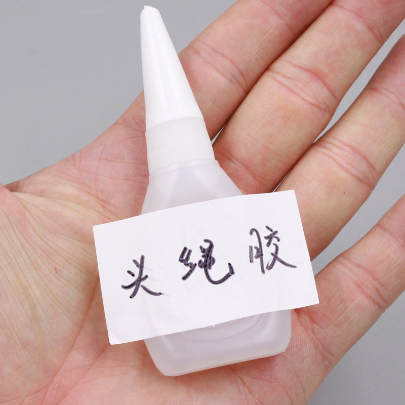 专用快干头绳发圈粘接对接胶水加力强力胶发绳饰品材料diy自己做
