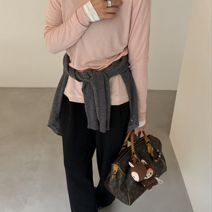 打底T恤 微透长袖 牛牛家 百搭基础款